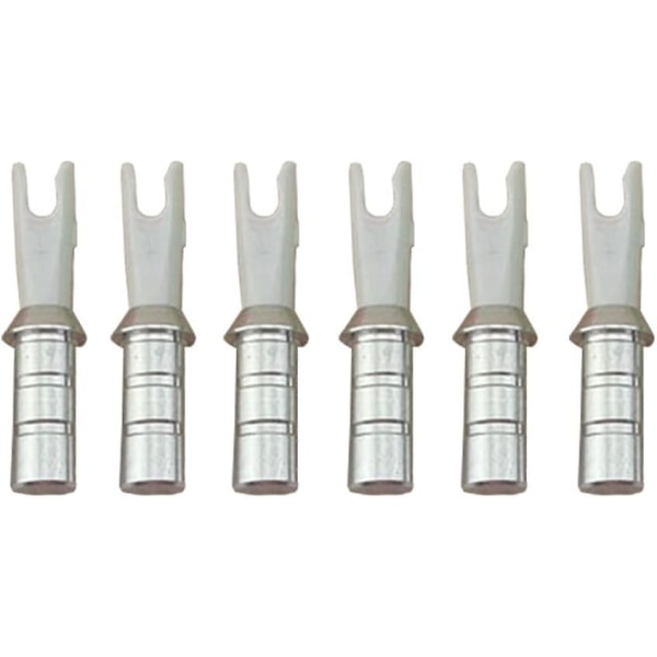 50 st Pilspetsar för Pilbåge, Plastpilspetsar, Storlek S & L, med Aluminiumstift för Pildiameter 4,2/6,0/6,2 mm