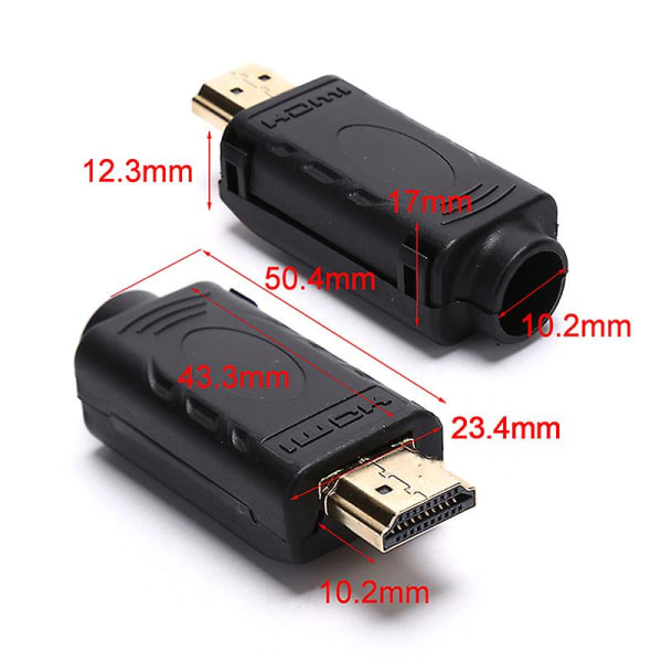 HDMI 2.0 Adapter Connector Breakout til 20p Terminalbræt med Husskal Shytmv
