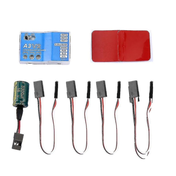 A3 Flyvekontrol Controller Stabiliseringssystem 6-akset Gyro til Fpv Rc Fly