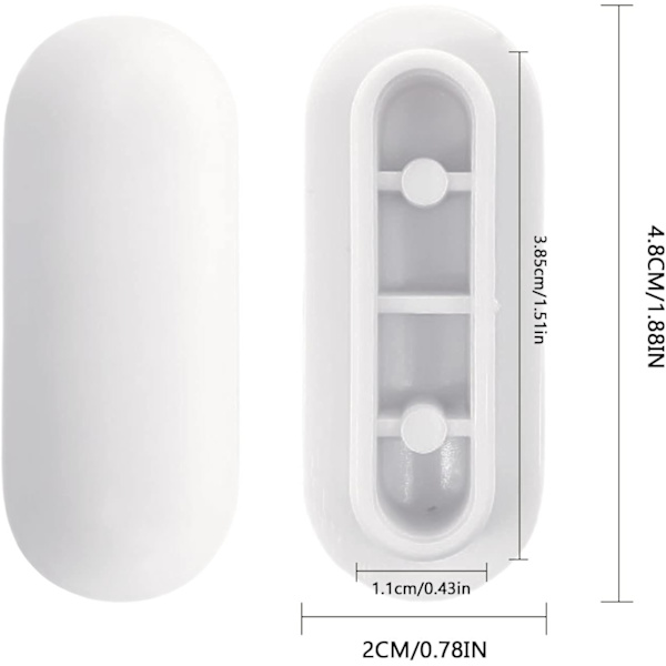 Toilet WC Sædebuffer Sæt, Toilet Sæde Stødabsorberende Bumpers Pakning Toilet Sæde Buffer Sæt Pakning Toilet Sæde Buffer Sæt