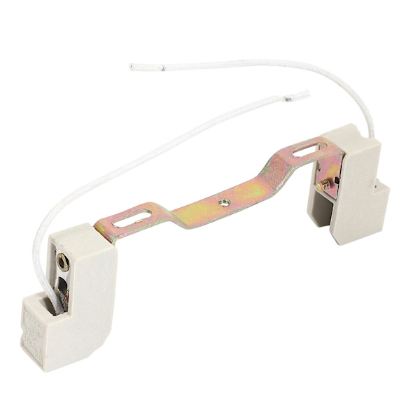 R7s Pæreholder Lampeholder Kontakt Metall Keramikk Håndtak For Lys, 118mm