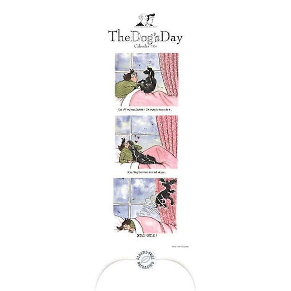 Tottering By Gently Hunde-Dag Slim Kalender 2024