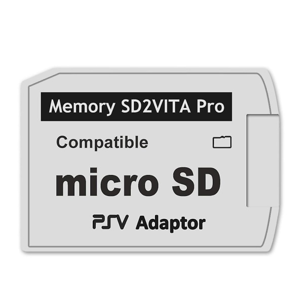 Sd2vita 5.0 minnekort adapter, for Ps Vita Psvsd -sd adapter for Psv 1000/2000 Pstv Fw 3.60 Henka