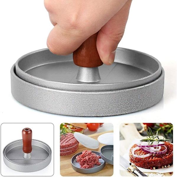 2023 - Pihvipuristin, Pihvimootti, Tarttumaton Pihvimuotti, Pihvimootti Burger Grill Bbq Pihvimootti