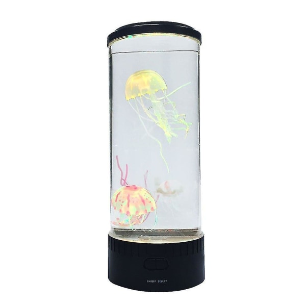 Manetlampe, Lava Lampe, Akvarielampe, Fargeskiftende Lampe, Maneter, Akvarium, Stemningslampe, Lava Lamper til Barnerom, Jul, Bursdag