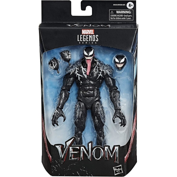 Sunrain Marvel Legends Series Venom 6-tommer samleobjekt actionfigur Venom-legetøj, premium design og 3 tilbehør-1588