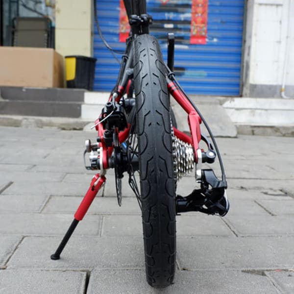 Foldbar cykel støttefod til K3 Dahon 412 Sidebeslag Sort