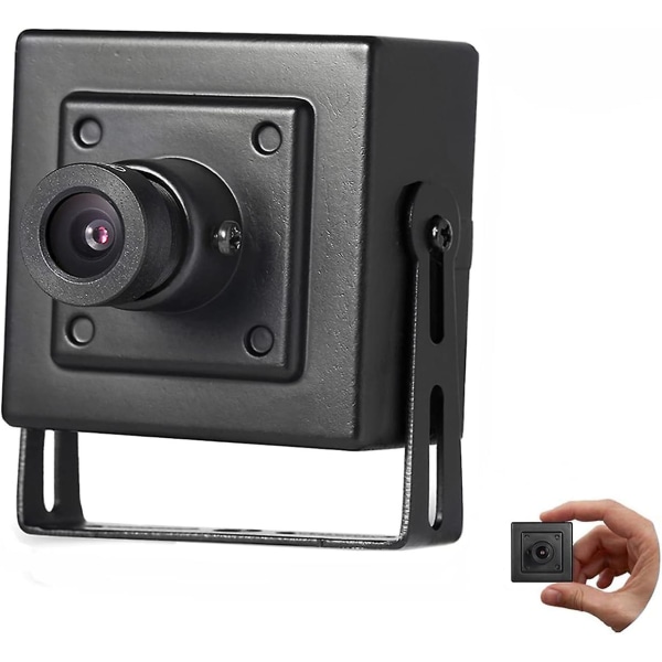 Revodata 5mp Mini Poe Ip-kamera, hd indendørs sikkerhedskamera 3,6 mm-objektiv 75 P2p-fjernvisning Cctv-videokamera H.265 Bevægelsesdetektion (i706-poe-hs Sort)