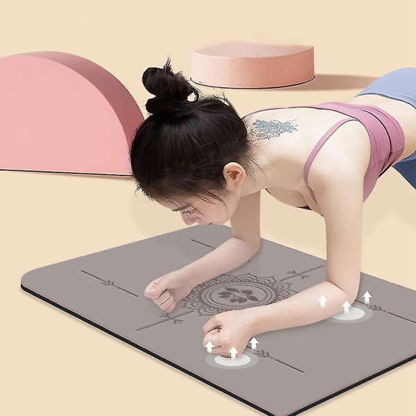 Yogamatte for håndstående gummimatte Komfortabel Meditasjon Hviletreff Fitness Håndstandsmatte 1