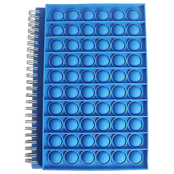 Pop It Fidget Toy Push Pop Bubble Notebook Push It Bubble Silikonfodral Anteckningsbok Studentmaterial