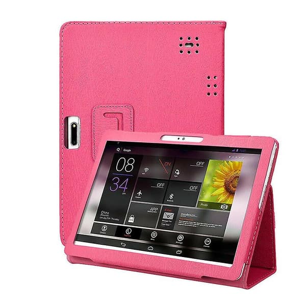 Universal 10/10.1 tommer læderstativcover til Android Tablet 24X17cm PC beskyttelsescover Blue