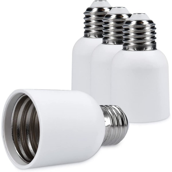 4x Sokkeladapter - E27 til E40 Sokkelkonverter - E40 Base Lampeholder Adapter for Halogen LED Pære