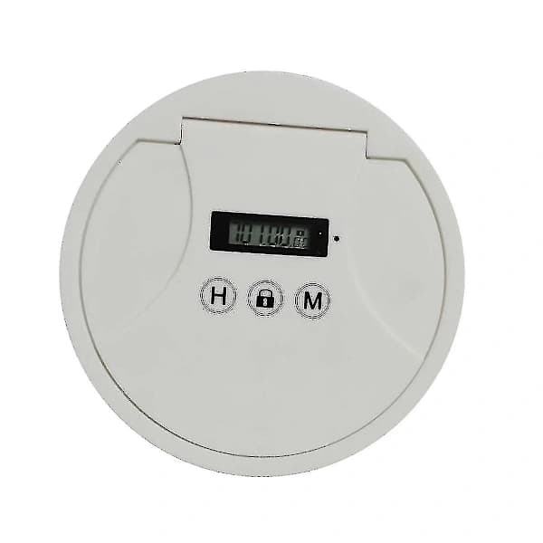 Elektronisk timerlåseboks timerlåsbeholder multifunktionel timerlåseboks legetøj mobiltelefonboks [kk] White