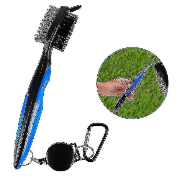 Rengöringsverktyg för golfklubbor för borsthuvud (blå)