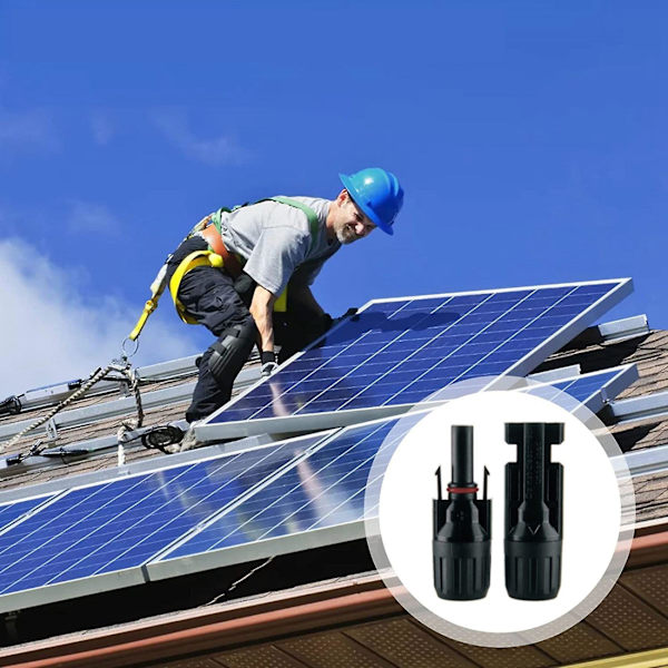 44 kpl PV-aurinkopaneelien liittimet 1000V 30A avaimilla IP67 vedenkestävä aurinkopaneelien kaapeliliittimet Mal