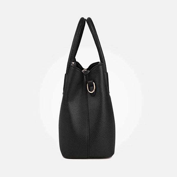 Casual Damväskor Messenger Bags PU Läder Tote Bag Daglig Axelväska Dam Crossbody Väskor beige