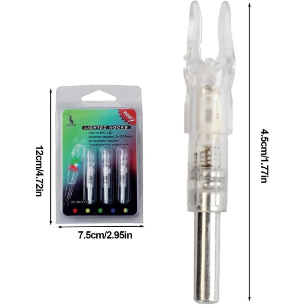 Nocturnal Lighted Nocks - Illuminocks For Arrows |, Led Arrows Nock Light Arrows Nock Hunting Arrows Nocks Lighted Led Arrows Nock