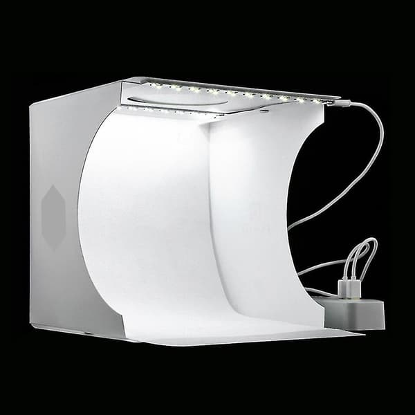 Mini Foldbar Lysboks Fotostudie Softbox Med 2 Paneler