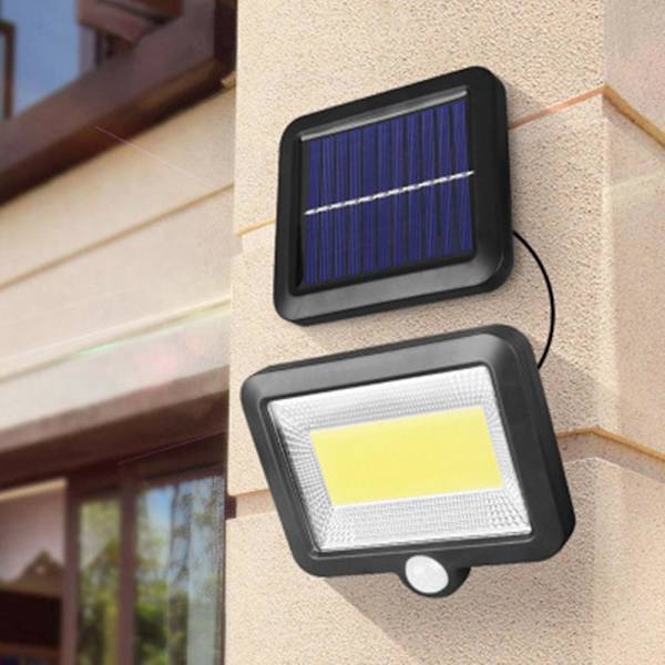 Split Solar Induction Vägglampa, Ljus Ip65 Vattentät
