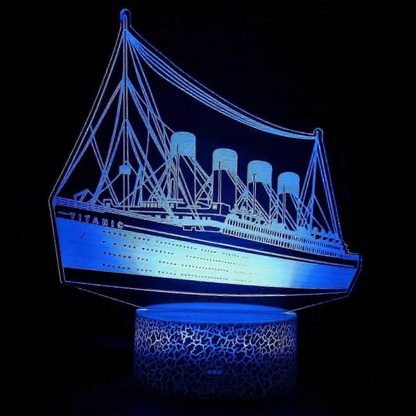 Nattlampe Titanic Nattlampe For Barn 3d