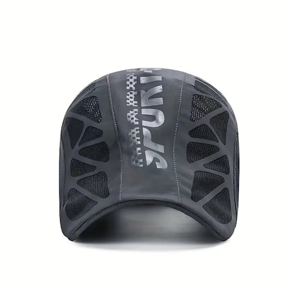 1PC Brev Tryck Snabbtorkande Sportkeps Andningsbar Mesh Baseballkeps Golf Cykling Solskydd Bekväm Kep