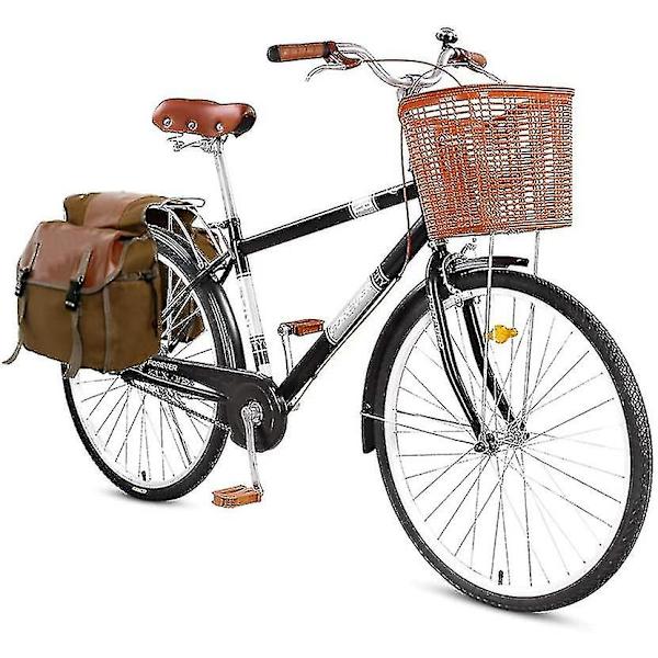 Retro cykelväska bagagehållare dubbla baksäte väska för cykel motorcykel(bejoey)