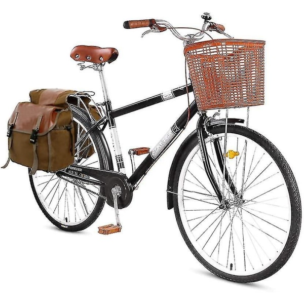 Retro pyörälaukku matkatavarateline Kaksinkertainen takaistuinlaukku pyörämoottoripyörälle (bejoey)