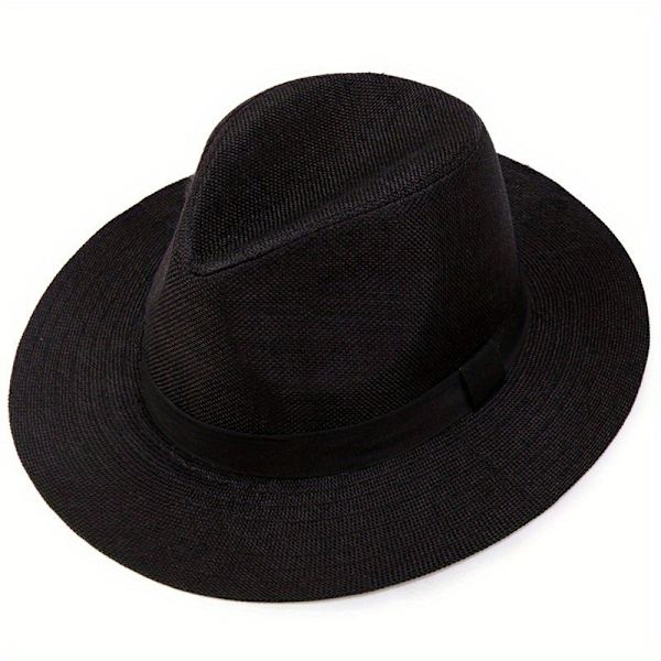 Herre Hvid Bomuld og Linned Jazz Hat Ren Far Imitation Hamp Skjold Bryllup Hatte Red