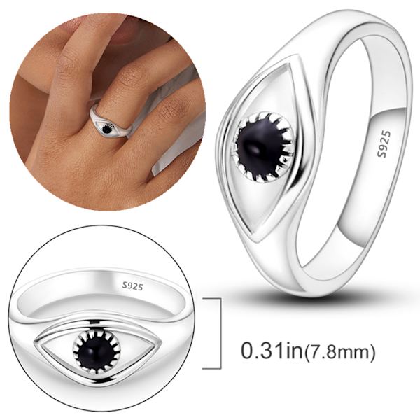 925 Sterling Hopea Kuutio Zirkonia Tähti Kuu Kukka Sormus Naisille Häät Korut Lahjat 7
