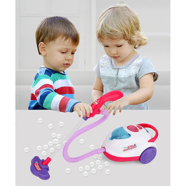 Leikki-imuri lelu lapsille, kodinhoidon ja siivouksen leikkisetissä, mini-siivouskärry 2