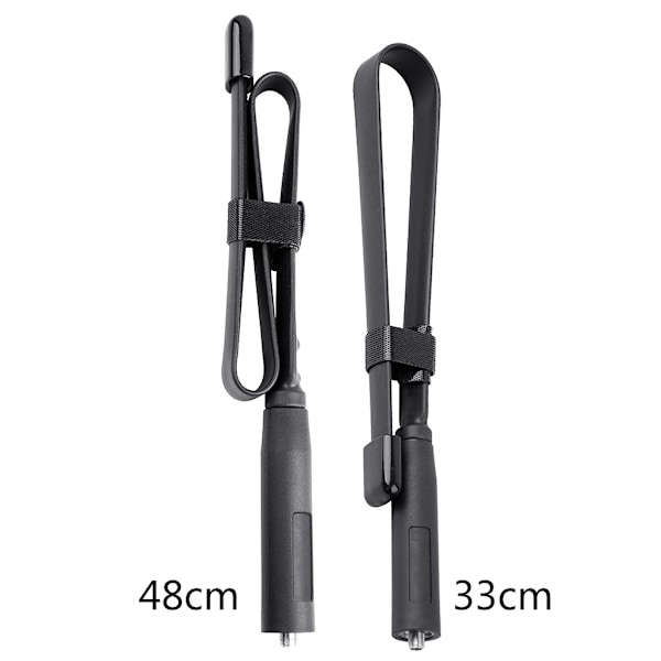 33/48 cm taitettava intercom-antenni Baofeng UV5R 48 cm:lle