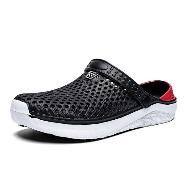 Mote Mote Strand Sandaler Tykke Såler Sklisikre Tøfler Lett Sommer Flip Flops Hagesko Gray 43