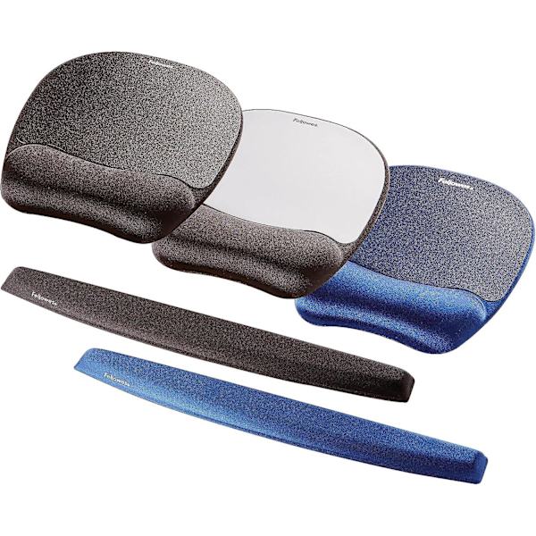 Memory Foam Musemåtte Med Håndledsstøtte - Ergonomisk Musepude Til Computer Bærbar - Safir