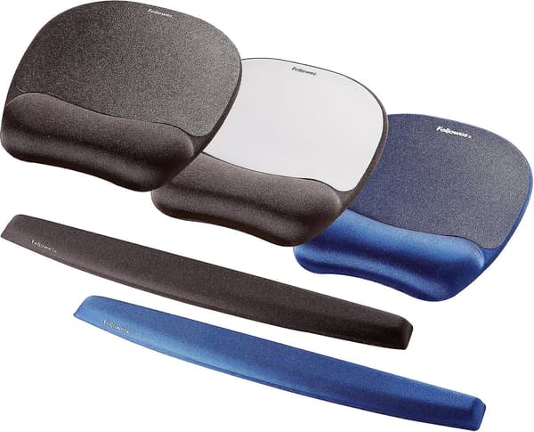 Minneskum musematte med håndleddsstøtte - Ergonomisk musematte for datamaskin bærbar PC - Safir