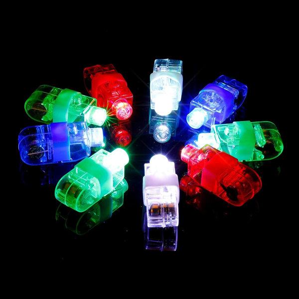 40 stk LED Fingerlys Finger Lommelykter 4 Farger Lys Finger Lamp Finger Clip Lights Leker Til Pary Gaver, Festgaver, Live, Raves, Konsert Shoe