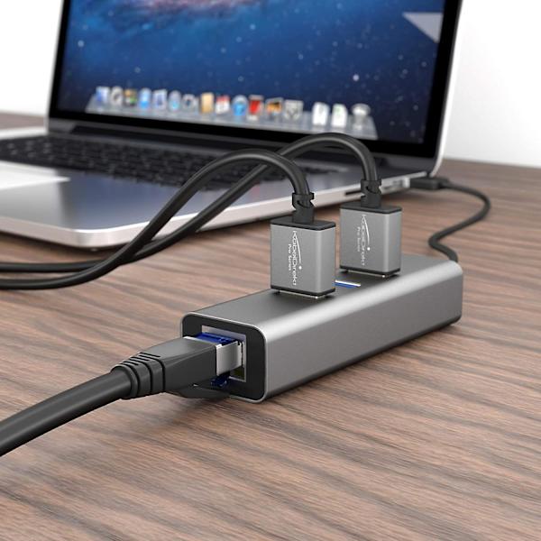 Cat 7 Ethernet-kabel med ultrasäker trippelskärmning, internetkabel & LAN-kabel – 5 m (brottsäker nätverkskabel, 10 Gbit/