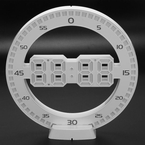 Stille 3D Digital Cirkelformet Lysende LED C Alarm Med Rat B