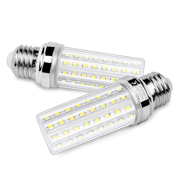 3 stk. 20W LED Majslys Pærer, 150W Ækvivalent Glødepære, 2300lm, 4000k Neutral Hvid, E27 Edison Skrue Lyspærer
