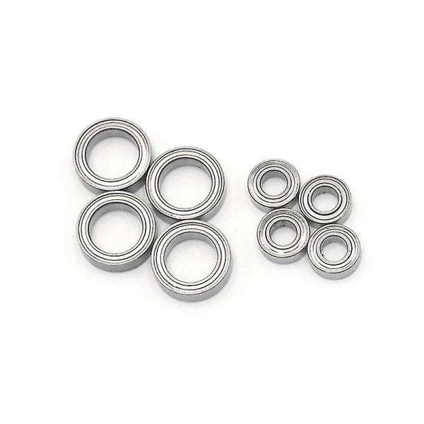 8 kpl 4x8xm 8x12x3.5mm Himoto E18 1/18 Rc -autoon varaosiin A949 A959 A969 A979 A959-b A949-33 A