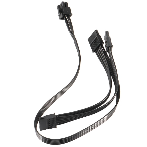2 kpl 6-napainen 3x SATA-virtajohtoa EVGA Supernova 650 750 850 1000 1600 2000 G2 G3 P2 T2
