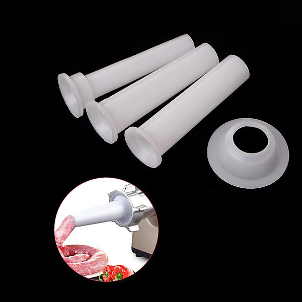 3 stk Universelle Pølsefyllingsrør Plastfyllere For Kjøttkvern