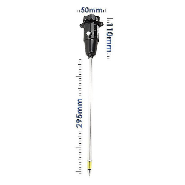 Lang Sonde Dyb Jord PH Fugtighedsmåler 2 i 1 Tester - Professionel Test Hygrometer til Store Potteplanter Havebrug Landbrug