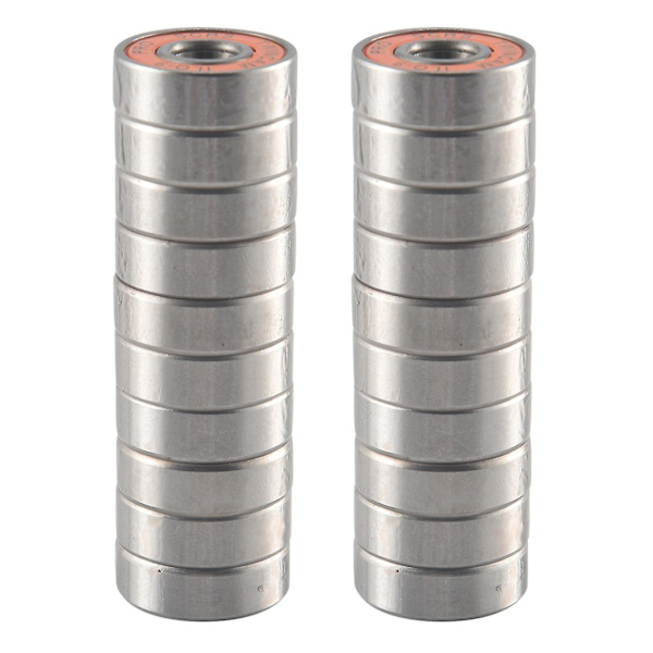 20 stk. 608 2rs kuglelejer, Ilq-9 højhastighedslejer til skateboards, inline-skates, scootere, ro