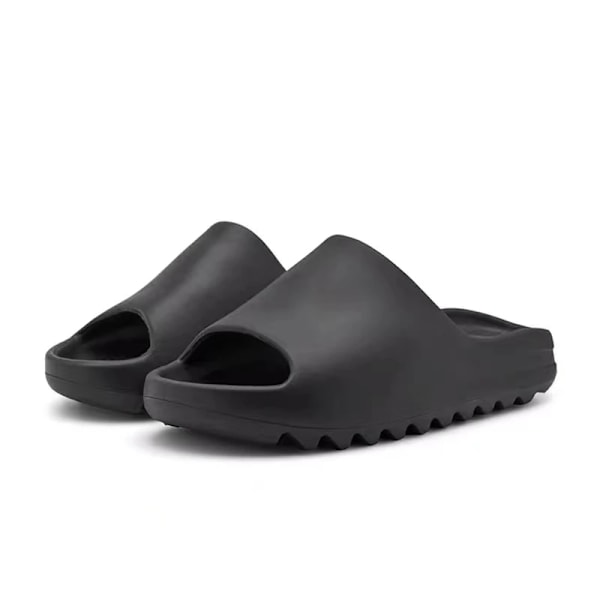 2023 Sommer EVA Flip Flops Mænd Kvinder Originale Indendørs Sandaler Casual Strand Sko Black 45