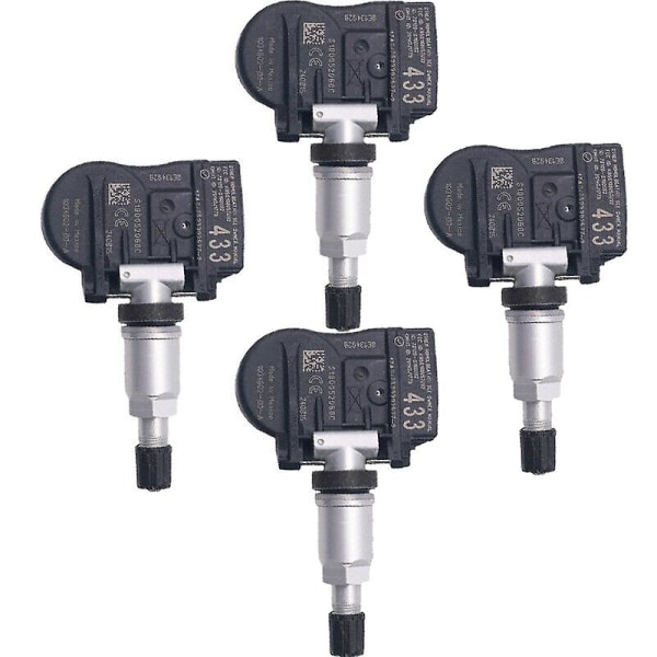 1 Set Of 4 Tpms 433mhz Tire Pressure Sensors For Model S Model X Model 3 1034602-00-a 103460200a