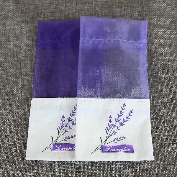 25 stk gjennomsiktige pakkeposer Lavendelposepose Bulk Lavendel duftposer Tomme lavendelposer Duft