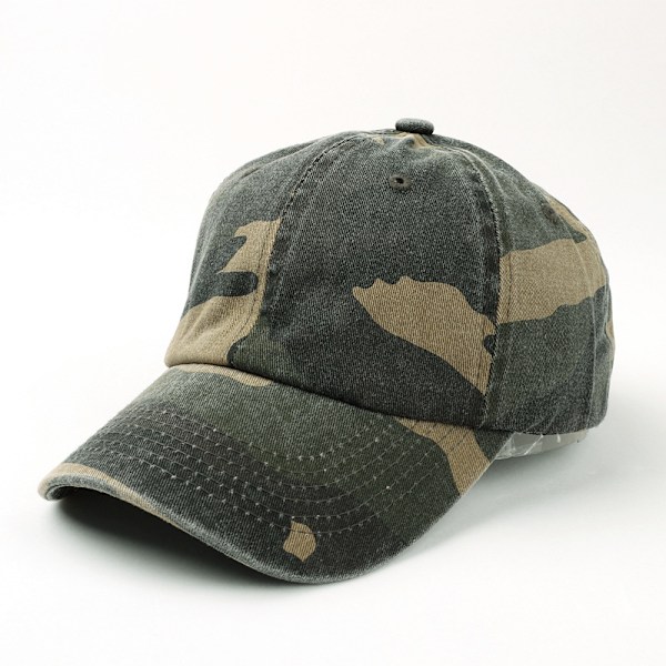 Rosa kamouflage basebollkeps Casual Curved Brim solhatt Justerbar Hip Hop pappahattar för kvinnor