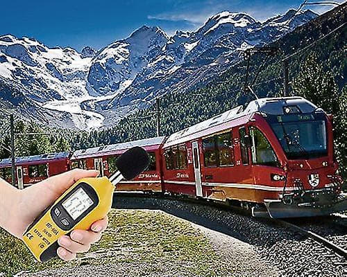 30-130dba Lydniveau Måler, Professionel Decibel Måler Med Baggrundsbelyst Display