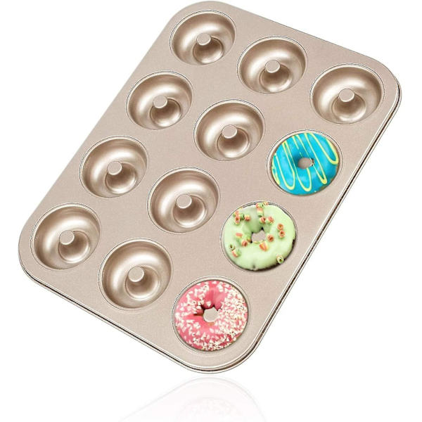 Donutform, Mini Donutforme Nonstick 6 Hulrum, Pladeforme Kompatibel Med Bagning Carbon Ste