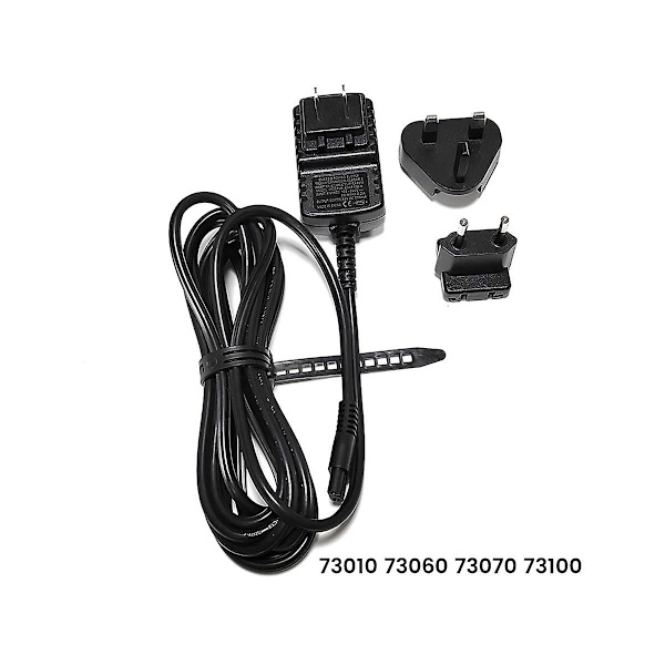Adapter til oplader til 73010/73060/73070/73100/ 73135 elektrisk shaver hårklipper udskiftning tilbehør